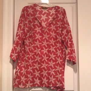 Pink and White Cover-Up